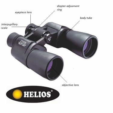 Helios 16x50 WA Fieldmaster Porro Prism Binoculars
